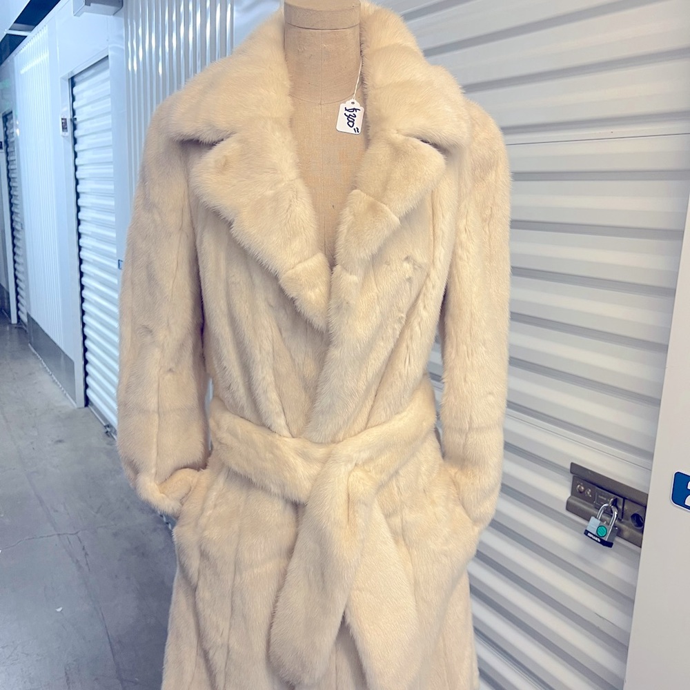 Roberto cavalli long fur coat
